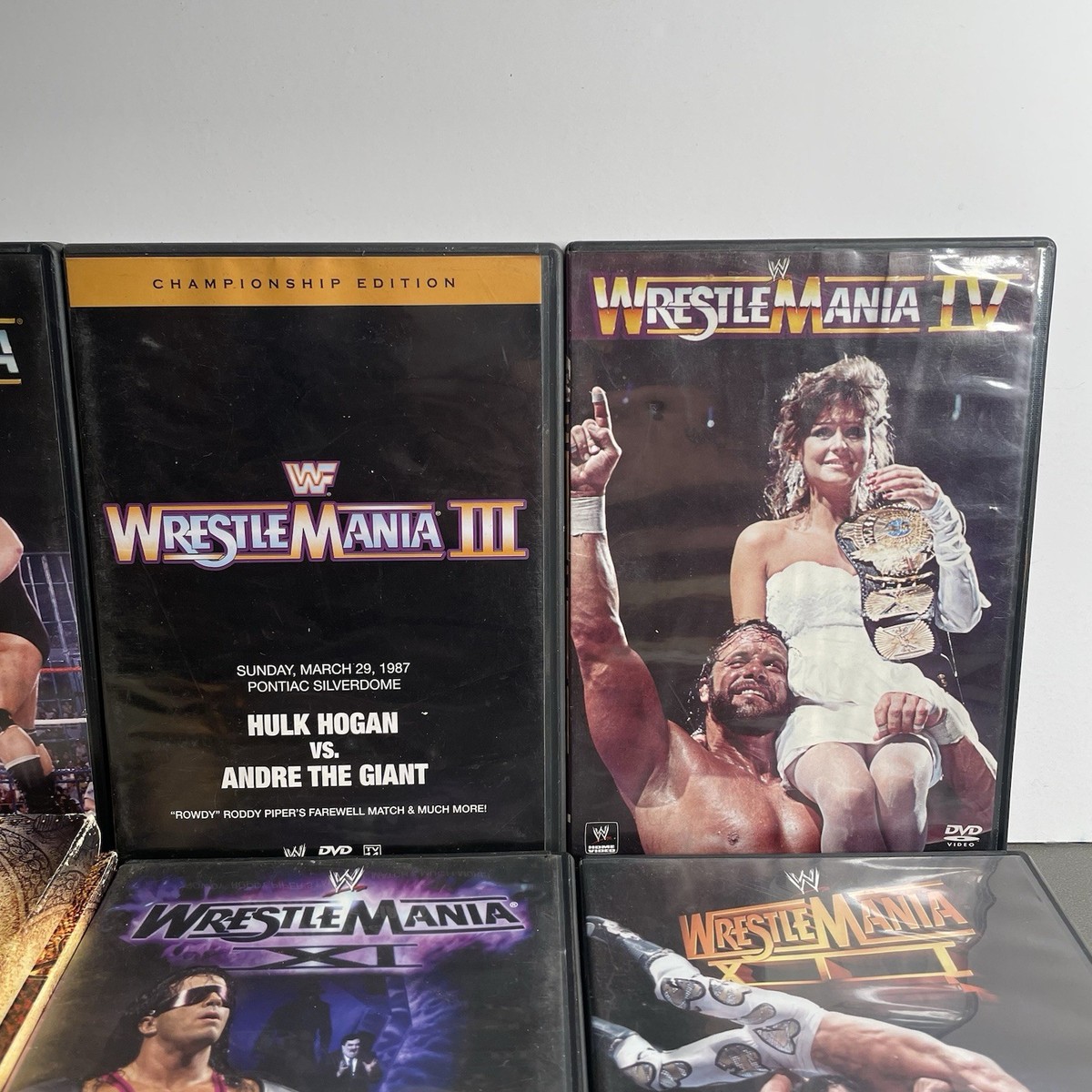 Wrestlemania DVD Collection 1 - 36 WWF/WWE Wrestling WM 1986