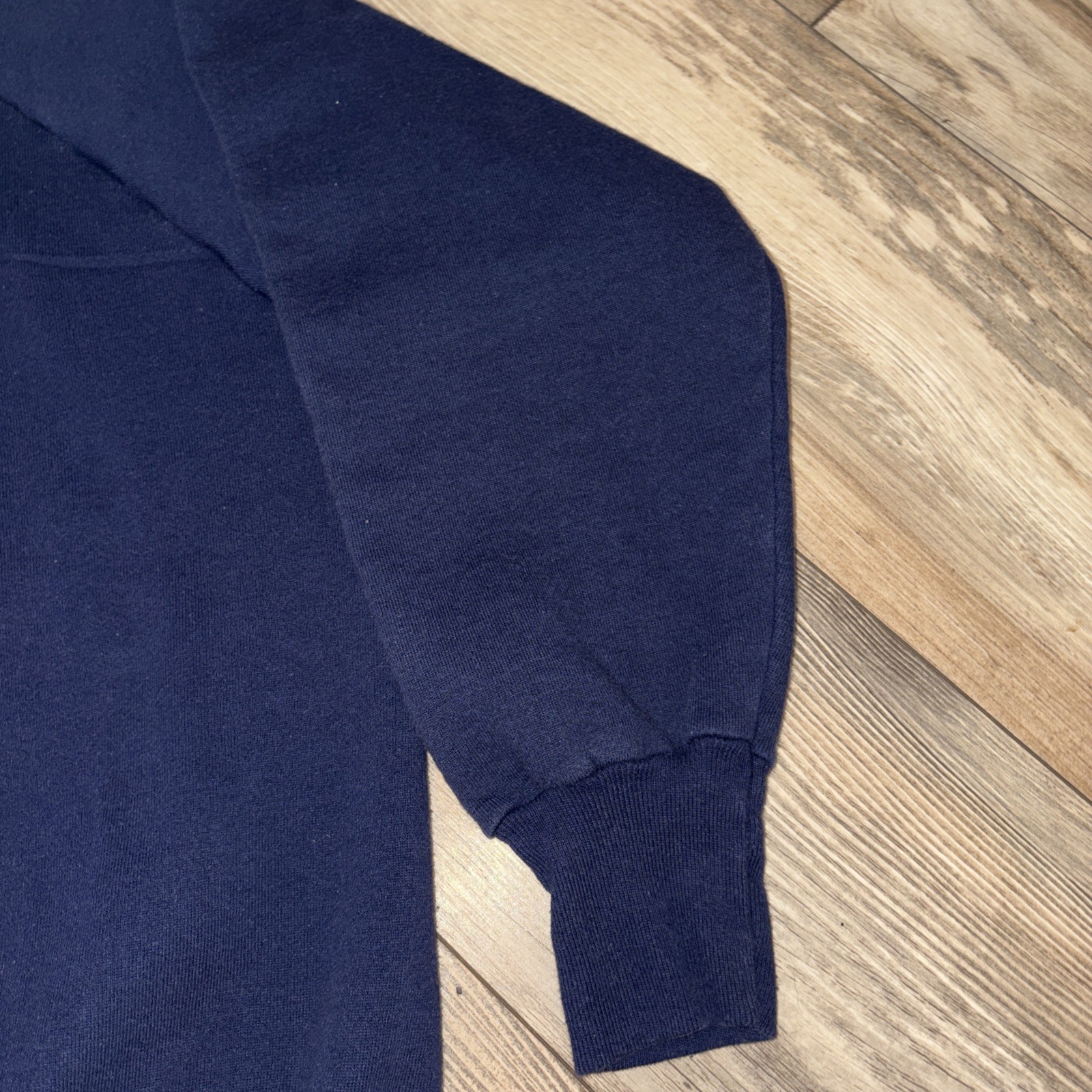 Vtg Logo 7 NY Giants NFL Hoodie Sweatshirt Men's Large Blue Pullover Retro 90s