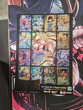 Dragon Ball Super Masters Trinity Select Games Uncut Sheet Poster