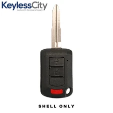 3-Button Remote Head Key Shell Fits 2016-2018 Mitsubishi / MIT3 / OUCJ166N