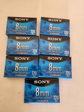 7 Sony 8mm 120 min MP Standard P6-120MPR Camcorder blank tape