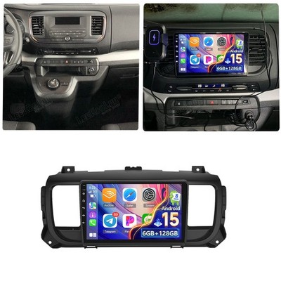 Für Citroen Jumpy 2016-2023 6+128G Android 15 Apple Carplay Autoradio WIFI DSP