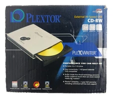 Plextor Slip Portable PLEX Writer—24 Write Cd—10Rewrite Cd— 24 Read Cd