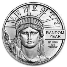 1/10 oz American Platinum Eagle Coin BU (Random Year) 4004.90 per troy oz