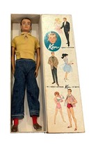 Rare Vintage Ken Doll Brunette with great original box complete outfit shoes