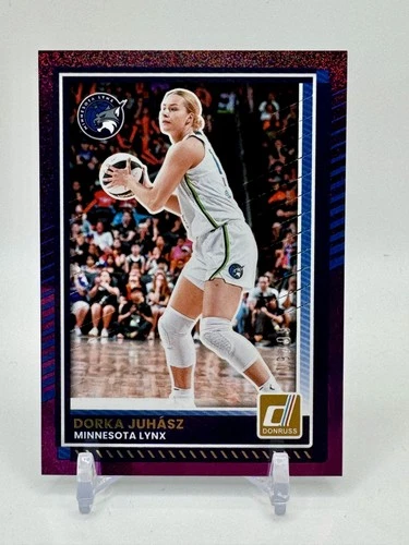 2025 Panini Donruss WNBA Basketball Purple Shimmer Dorka Juhasz #35
