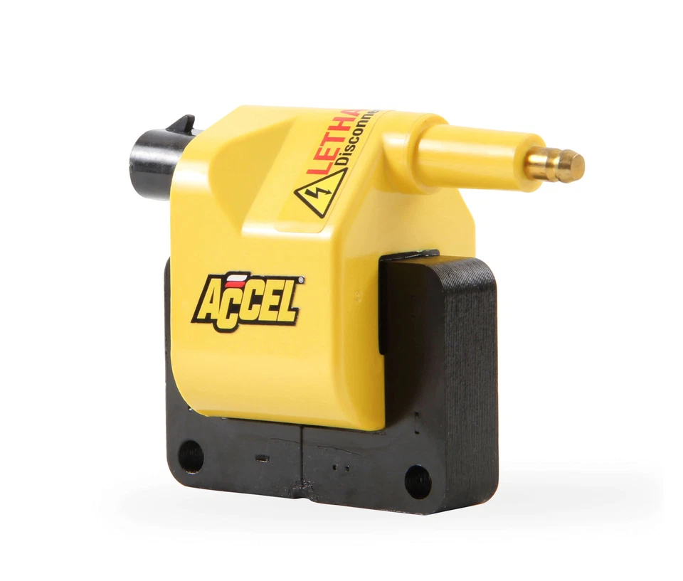 ACCEL 140021 SuperCoil Ignition Coil - Remote - Yellow -Individual - Image 3 of 4