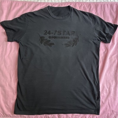 Dsquared2 Men's Gray 24-7 Star Logo L, tags removed