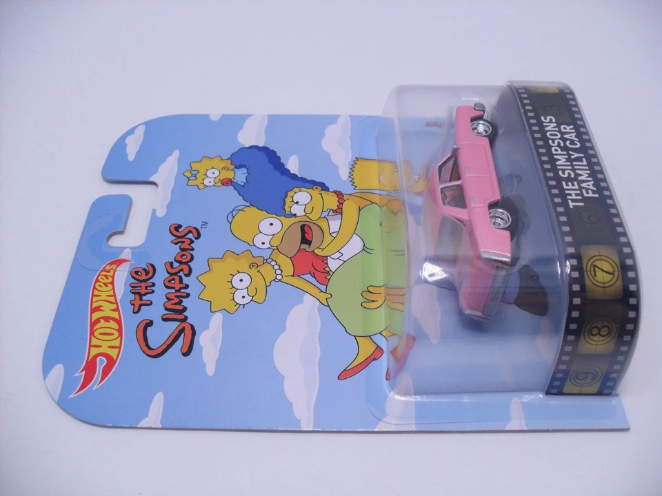 2017 Mattel Hot Wheels HW Retro Culture The Simpsons Family Car RR Spectraflame - Image 3 of 4
