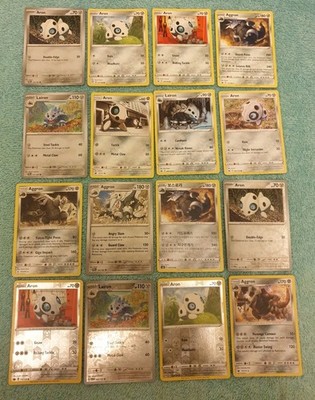 ARON, LAIRON & AGGRON KONVOLUT POKEMON KARTEN