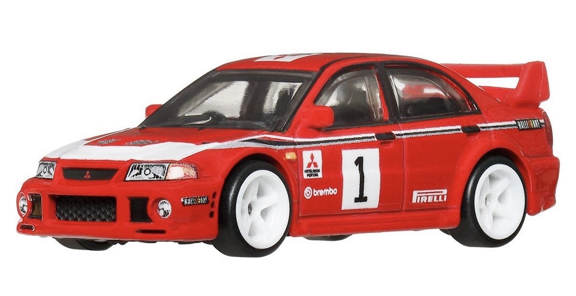 HOT WHEELS MITSUBISHI LANCER EVOLUTION VI THRILL CLIMBERS CAR