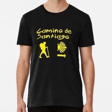 Buen Camino de Santiago. Camiseta Compostela Peregrino S a 5XL Hecha en USA