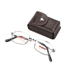 Unisex Fashion 150 Foldable Reading Glasses Presbyopia Glasses w/ Case yy
