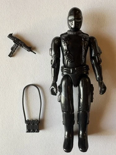 1982 GI Joe Snake Eyes V1 Straight Arm 100% Complete File Card Nice Hasbro arah