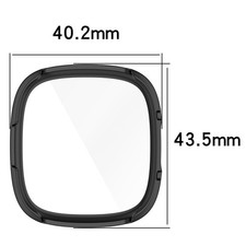 Electroplated Protective Case TPU Soft Rubber Sleeve for fitbit versa 4 sense 2