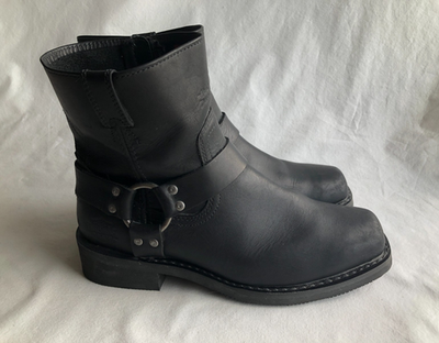 Harley-Davidson El Paso Riding Boots Black Leather Harness  display picture 3