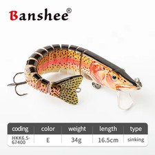 165Mm 34G Fishing Lure Bass Trout Multi Jointed Swimbaits Wobblers for Pike Trol