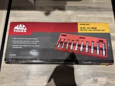 MAC TOOLS SVHM10PT 6-19mm Allen Keys 1/2 Drive In Plastic Organising Tray