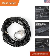 KZ ZS10 PRO in Ear Monitor Earphone Cable, 2Meter Long IEM Cable with Mic, CC...