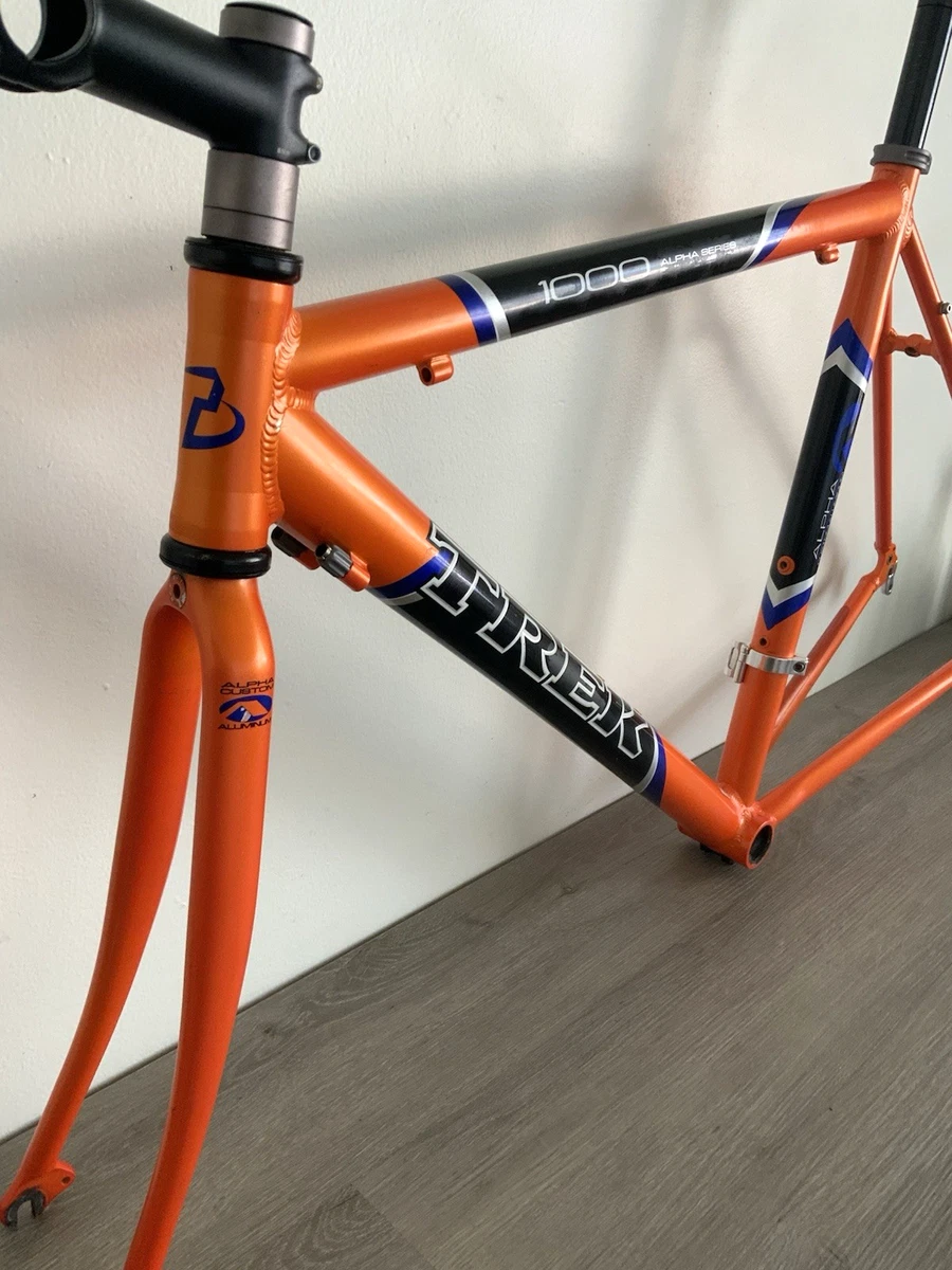 TREK SL 1000 フレームセット　アルミフレーム　送料無料 TREK 1000 FRAME AND FORK 54 CM ALUMINUM 1.8 KGS WITH STEM AND SEAT