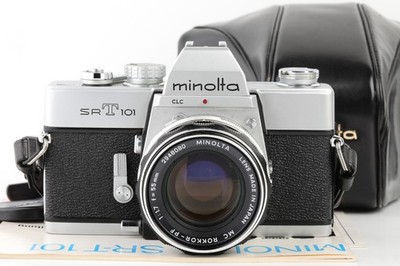 Minolta SRT101 + Minolta MC Rokkor-PF 1,7/55mm SHP 311226