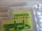 VTG 1939 New York World's Fair Transportation Building Glass Souvenir Ashtray — photo 2