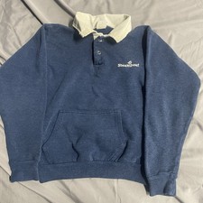 Vintage 70s 80s Steamboat Ski Resort Colorado Collared Sweatshirt Size Youth M