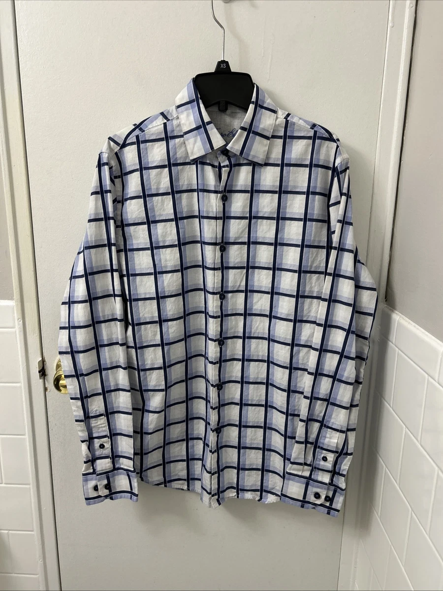 Tasso Elba Chemise décontractée à manches longues en jacquard