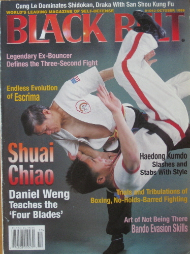 10/99 BLACK BELT MAGAZINE ESCRIMA CHUNG LE DANIEL WENG - Picture 1 of 1