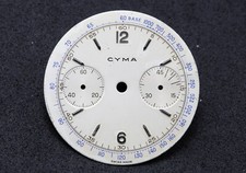 Quadrante CYMA vintage cronografo Valjoux 22 oversize for chronograph
