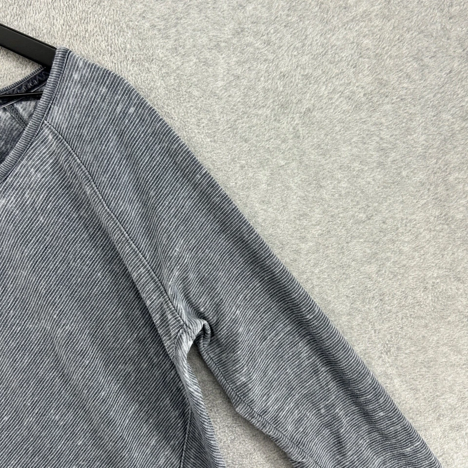 Зеленый чай свитер женщин размер XXL синий выгорания длинным рукавом пуловер декольте - Изображение 3 из 4