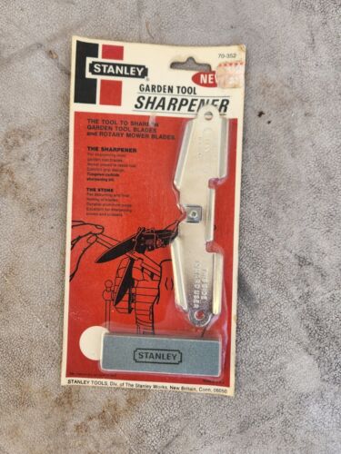 VTG Stanley #70-352 Garden Tool Sharpener NOS Shears Mower Blades Hedge Tools