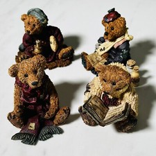 Boyd  s Bears Lot of 4 - Bearstone Collection Figurines Neville Grenville Wilson