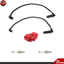 Ignition Coil & Spark Plug w/Wire Cap Fit For Polaris RZR S 800 2011-2014