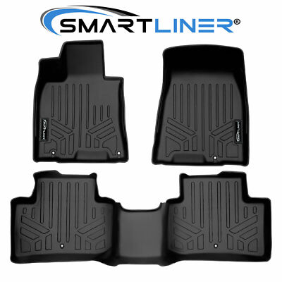 SMARTLINER Custom Fit Floor Mats 2 Row Liner Set 2022-2025 Genesis GV70