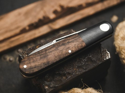 Böker Barlow Prime Tirpitz-Damast Taschenmesser Slipjoint Walnuss - 117942DAM - Bild 15 von 21