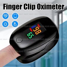 Oxímetro de pulso 30 piezas clip para dedo SpO2 monitor de ritmo cardíaco saturación de oxígeno en sangre