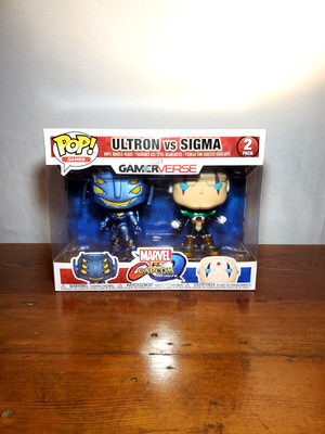 NIB FUNKO POP! Games Ultron vs. Sigma 2 Pack - Rare Error - Vaulted - Must Have