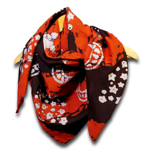 Mame Kurogouchi 22AW Floral Motif Handmade Knitted Scarf 1 Mame Kurogouchi 22AW Floral Motif Handmade Knitted Scarf 1