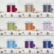 2PC GROMMET PANEL THERMAL BLACKOUT WINDOW SHORT CURTAIN DRAPE 54" K54