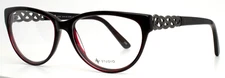 ADRIENNE VITTADINI AV92S Burgundy Womens Semi Cat Eye Eyeglasses 54-16-135 B:41