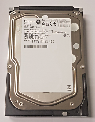 DELL 36GB 15000RPM 3.5インチ 内蔵型 U320 SCSI HDD C3690 マウンタ付 36GB Fujitsu MAX3036NC 15K Ultra320 SCSI 80-Pin SCA2 LVD 8MB 3.5