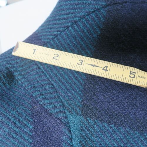 Polo Ralph Lauren Balmacaan Trench Long Coat 44L XL Wool Tartan Belted Jacket - Picture 11 of 14