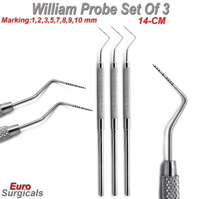 Zahnfarbmarkierung Zahnarzt Williams Sonde Screening Parodontitis Diagnostik 