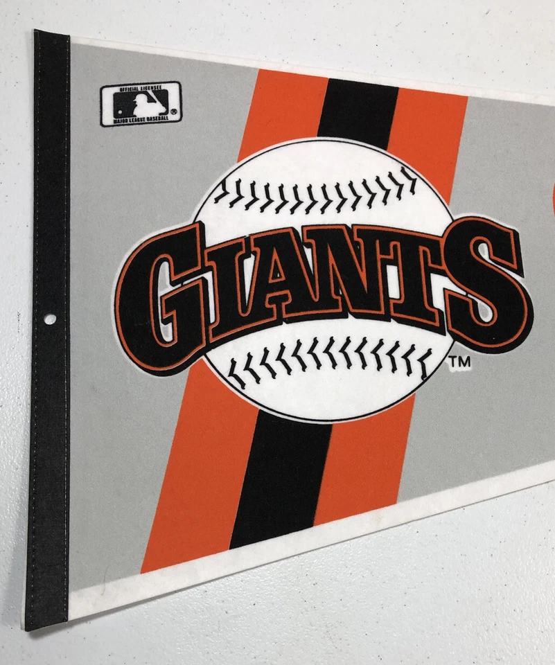 Official MLB SAN FRANCISCO GIANTS Full Size 12x30 Felt Pennant Vintage USED - Image 2 of 4