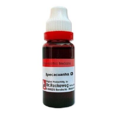 Dr. Reckeweg Germany Homeopathy Ipecacuanha 1X Mother Tincture Q (20ml)