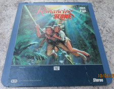 Romancing The Stone CED Selectavision VideoDiscs Vintage Movie Michael Douglas
