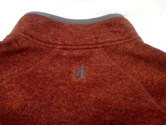 Johnnie O West Coast Prep Yukon Quarter Zip Fleece Pullover XL Rust for sale online | eBay