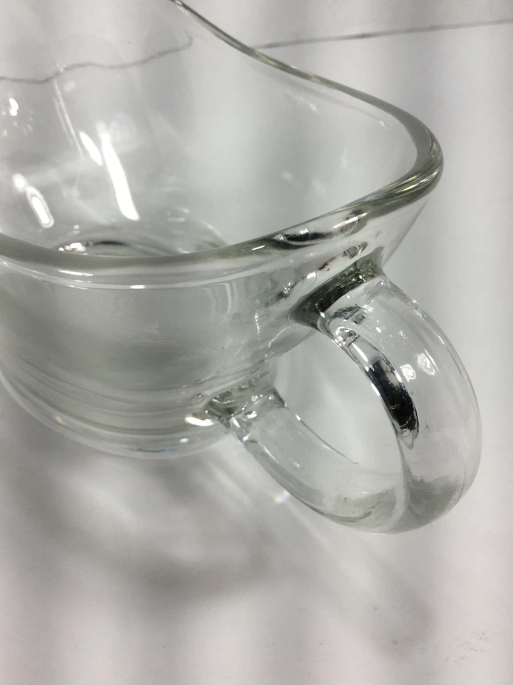 Classic Clear 8” Glass Anchor Hocking Gravy Boat Long & Lovely~10oz - Image 4 of 4
