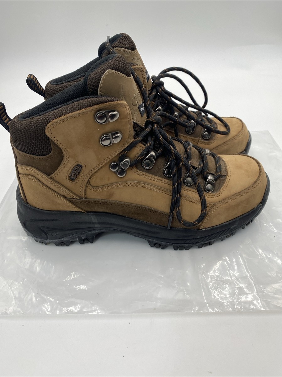 CHEROKEE DRY STEP Waterproof Size 7 Brown Leather Lace Up  display picture 3
